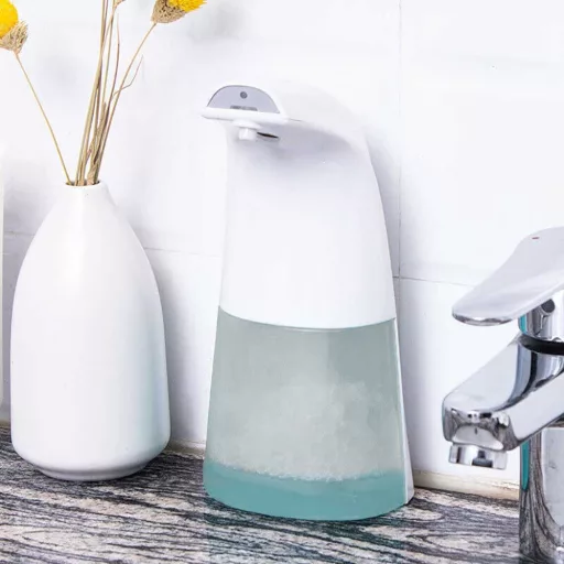 Dispenser automatico di sapone senza contatto con sensore a infrarossi - soluzione igienica di sapone schiumoso
