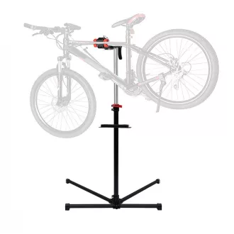   Supporto per riparazione biciclette regolabile con portautensili per uso domestico
