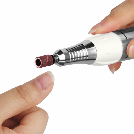 Macchina per unghie a pedale con velocità regolabile e set di 12 punte per manicure e pedicure professionale