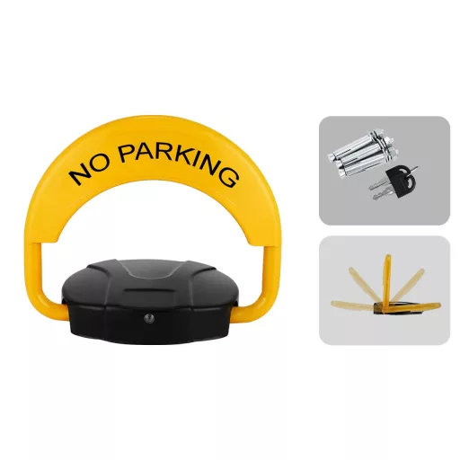 Guardia di parcheggio automatica con allarme e telecomando - Ricaricabile USB, capacità di 2 tonnellate