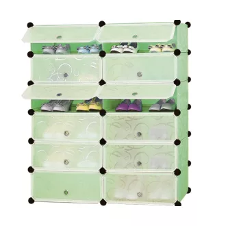   Armadio modulare per scarpe in plastica - Design salvaspazio per fino a 24 paia