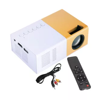 Mini proiettore LED con HDMI, USB e supporto Full HD