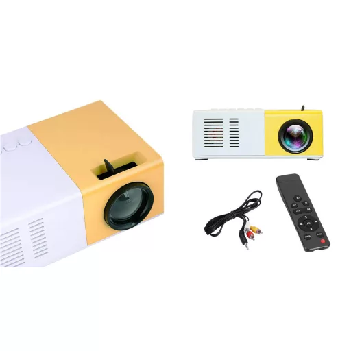 Mini proiettore LED con HDMI, USB e supporto Full HD