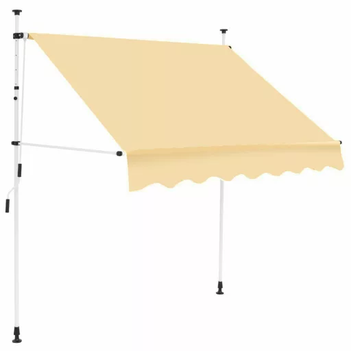 Tenda avvolgibile regolabile per balcone o terrazza - Poliestere impermeabile, 250x120cm