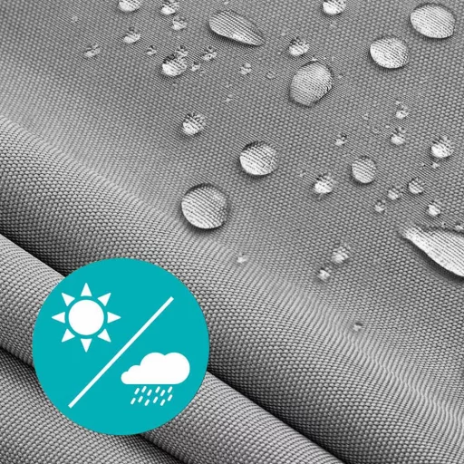 Tenda parasole retrattile, poliestere impermeabile, altezza regolabile 2-3m, senza foratura, 200x120 cm