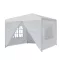 Tenda da festa bianca con pareti laterali - dimensione 3x3 metri, facile da montare