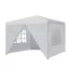 Tenda da festa bianca con pareti laterali - dimensione 3x3 metri, facile da montare