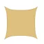 Telo ombreggiante quadrato 3,6 m - Polietilene durevole, più tipi, beige