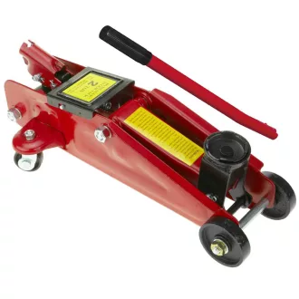   Jack idraulico da pavimento 2 tonnellate con altezza regolabile (13-33 cm) e manico ergonomico