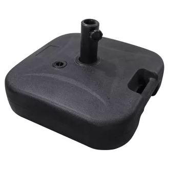   Base per ombrello quadrata riempibile - Resistente alle intemperie, portatile, capacità di 20 kg
