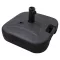 Base per ombrello quadrata riempibile - Resistente alle intemperie, portatile, capacità di 20 kg