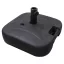 Base per ombrello quadrata riempibile - Resistente alle intemperie, portatile, capacità di 20 kg