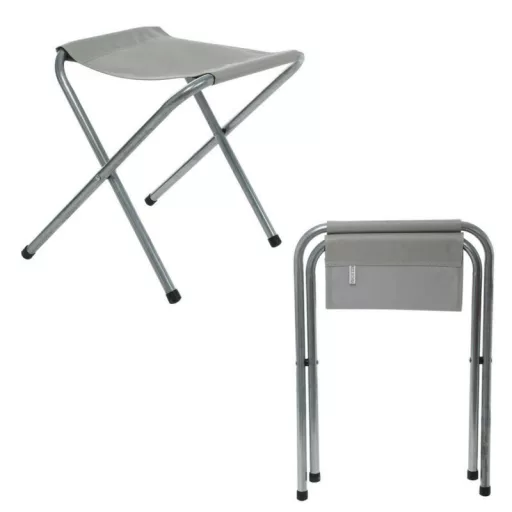 Set da tavolo da campeggio portatile regolabile con 4 sedie
