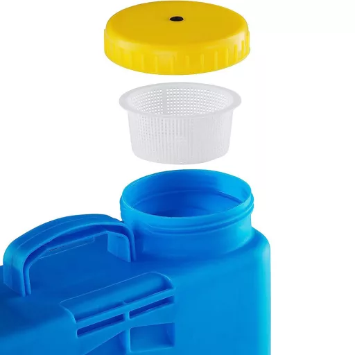 Spruzzatore zaino ergonomico da 16L con 3 ugelli per uso in giardino