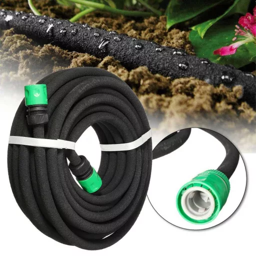 Tubo di irrigazione a goccia per orti - opzioni da 15 m e 30 m