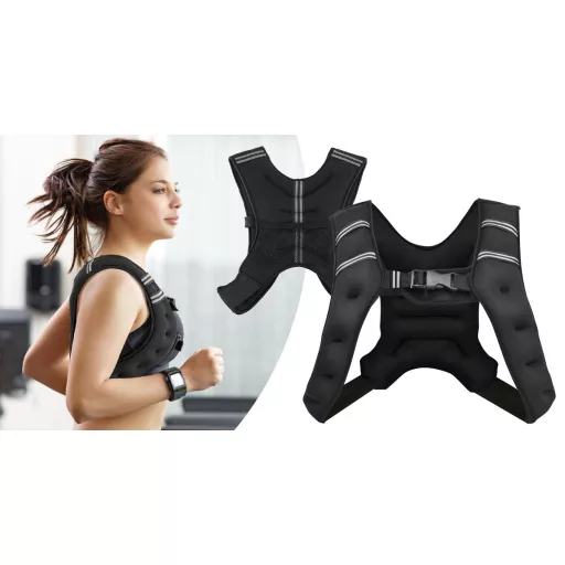 Gilet zavorrato da 5 kg per allenamento cardio e di forza