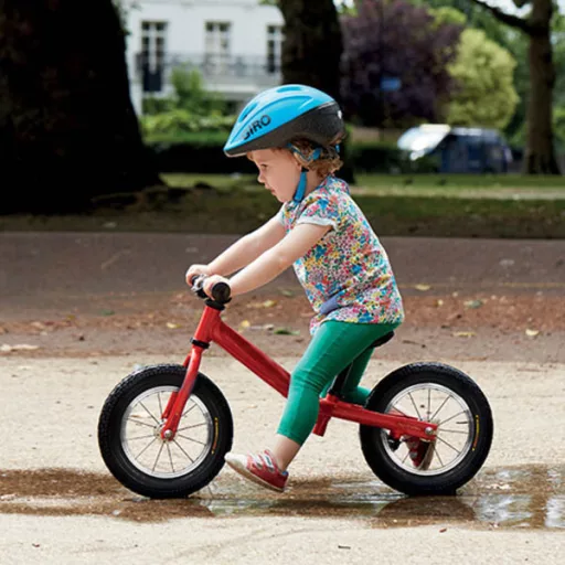 Bicicletta equilibrio rossa regolabile per bambini - Leggera, Confortevole e Durevole