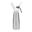 Dispenser per panna montata 500 ml con 3 beccucci decorativi