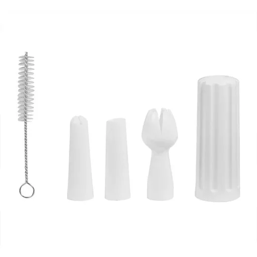 Dispenser per panna montata 500 ml con 3 beccucci decorativi