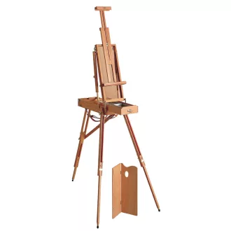   Cavalletto in legno portatile con altezza regolabile e tracolla