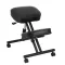 Sedia ergonomica da ginocchio con altezza regolabile e sedile imbottito - Nero