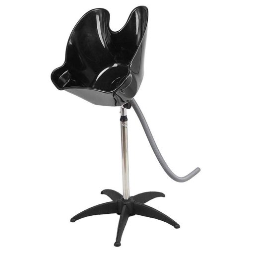 Stazione mobile per il lavaggio dei capelli regolabile con bacino inclinato