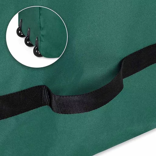 Borsa di stoccaggio grande con ruote, 150x62x50 cm, 3 ruote, ideale per alberi di Natale artificiali