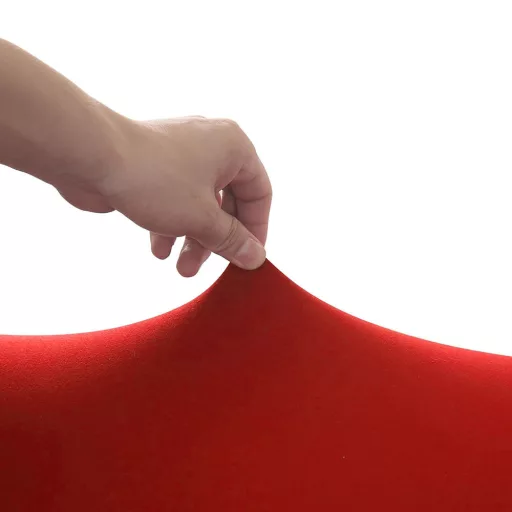 Copertura elastica rossa per divano e poltrona per mobili da 90-140 cm