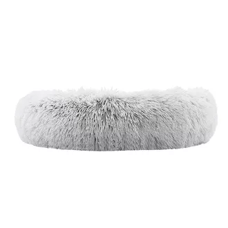   Letto per animali domestici in morbido peluche per cani e gatti - Diametro 100 cm, copertura removibile