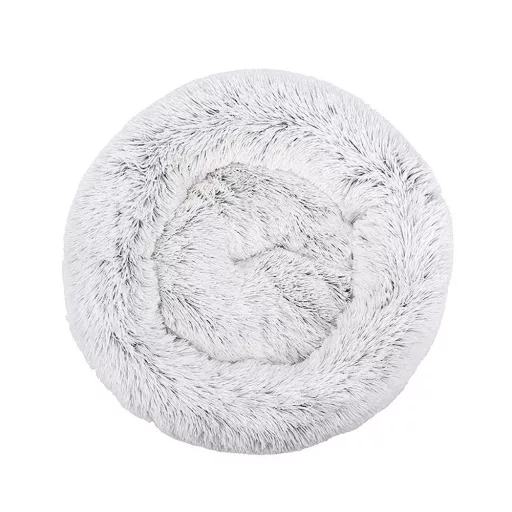 Letto per animali domestici in morbido peluche per cani e gatti - Diametro 100 cm, copertura removibile