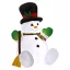 Pupazzo di neve gonfiabile da 150 cm con luci LED