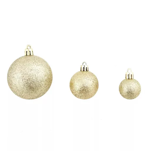 Set di decorazioni per albero di Natale da 112 pezzi in oro - Decorazioni eleganti e festive