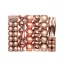 Set di decorazioni per albero di Natale in oro rosa da 112 pezzi con varie dimensioni e finiture