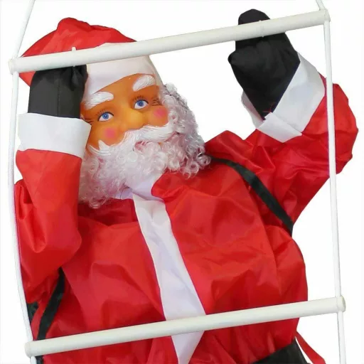 Decorazione di Babbo Natale arrampicatore - 120 cm impermeabile per decorazioni natalizie interne/esterne