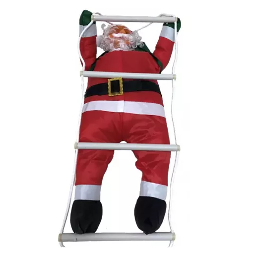 Decorazione di Babbo Natale arrampicatore - 120 cm impermeabile per decorazioni natalizie interne/esterne
