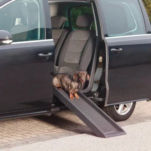 Rampe per animali pieghevole con superficie antiscivolo per un facile accesso a mobili e auto