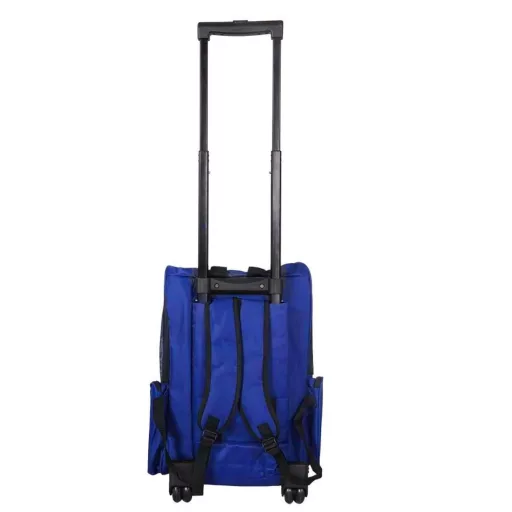 Zaino per animali 2-in-1 con ruote - Design in rete resistente, capacità di 15 kg