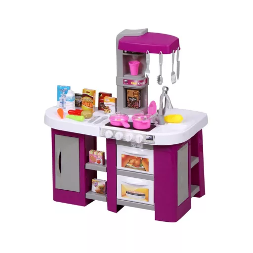 Set da cucina per bambini con funzioni interattive e accessori - Viola