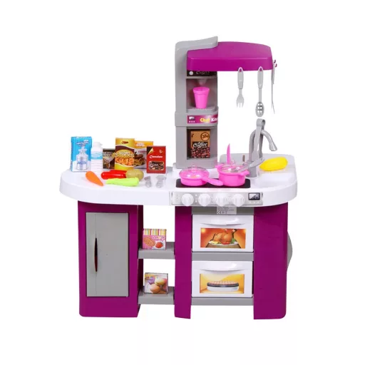 Set da cucina per bambini con funzioni interattive e accessori - Viola