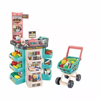   Set di supermercato per bambini da 47 pezzi con accessori realistici
