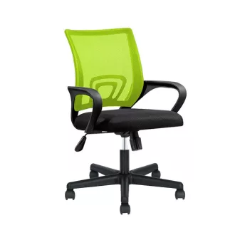   Sedia da ufficio ergonomica con braccioli, schienale in rete e altezza regolabile - Vari colori