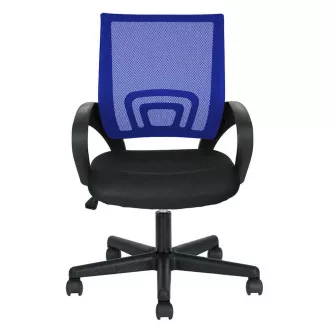   Sedia da ufficio girevole ergonomica con braccioli, schienale in rete, altezza regolabile - Vari colori