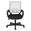 Sedia da ufficio girevole ergonomica con braccioli - schienale in rete, altezza regolabile, rotazione a 360°, vari colori