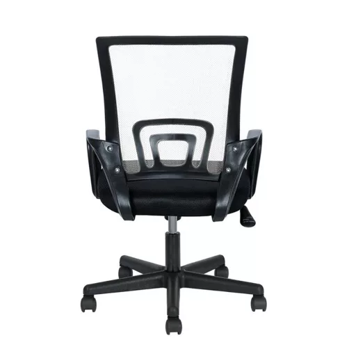 Sedia da ufficio girevole ergonomica con braccioli - schienale in rete, altezza regolabile, rotazione a 360°, vari colori