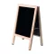 Insegna a doppia faccia con cornice in legno - 40x60cm, pieghevole e portatile