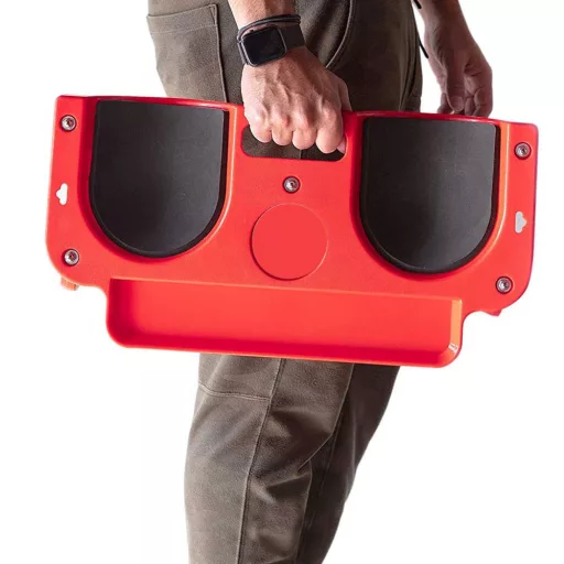 Ginocchiera rotolante imbottita con portautensili - Design ergonomico per un facile utilizzo