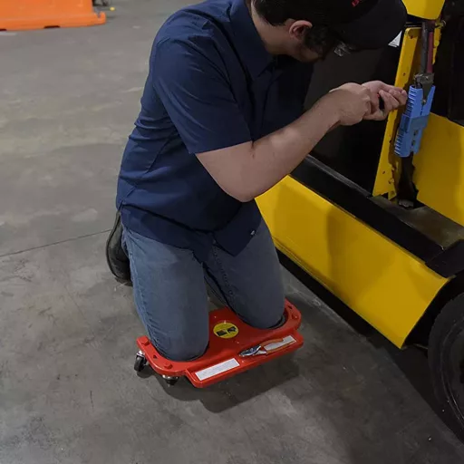 Ginocchiera rotolante imbottita con portautensili - Design ergonomico per un facile utilizzo