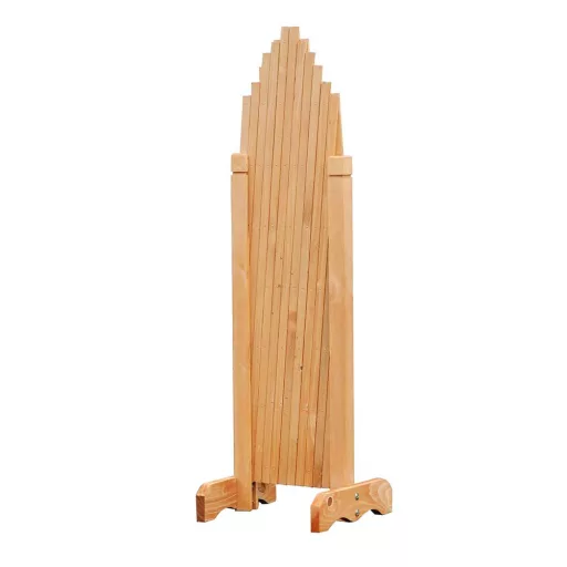 Set di tralicci in legno regolabili - 2 pezzi, pino resistente alle intemperie, larghezza massima 150 cm