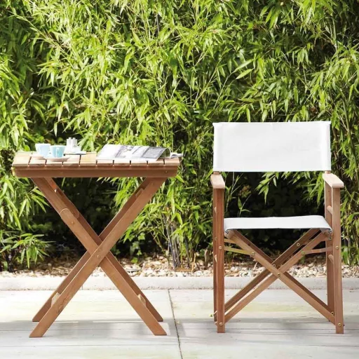 Set di 2 sedie da regista pieghevoli - design elegante e portatile in vari colori