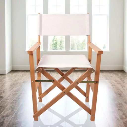 Set di 2 sedie da regista pieghevoli - design elegante e portatile in vari colori